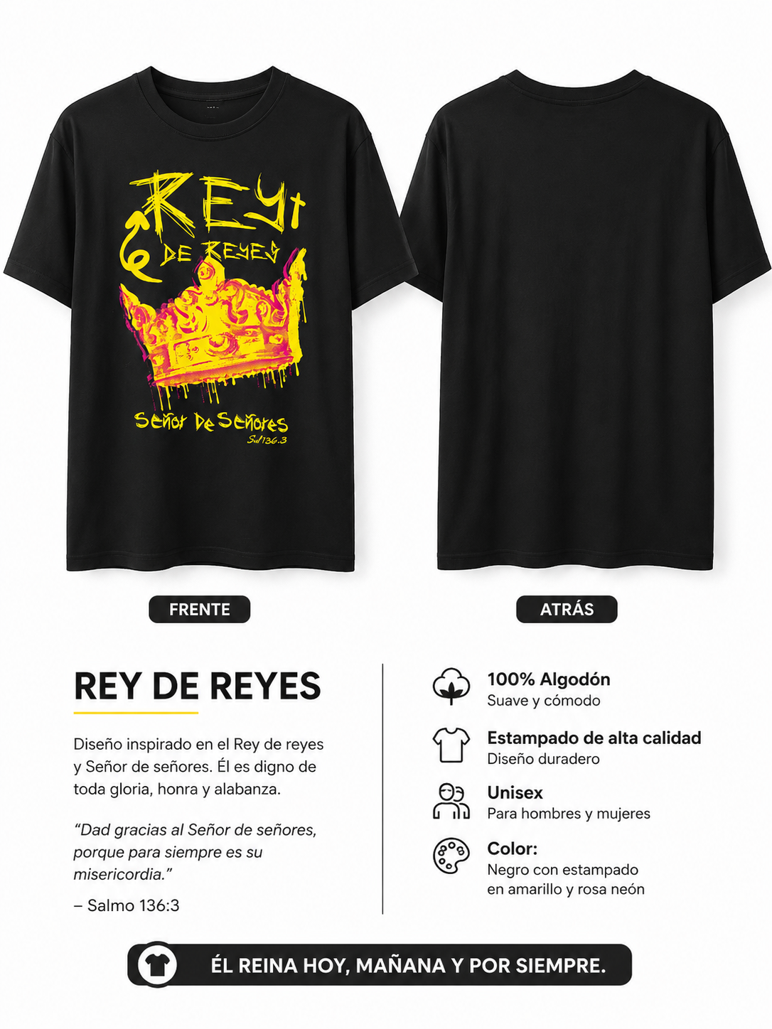 Playera Rey de reyes