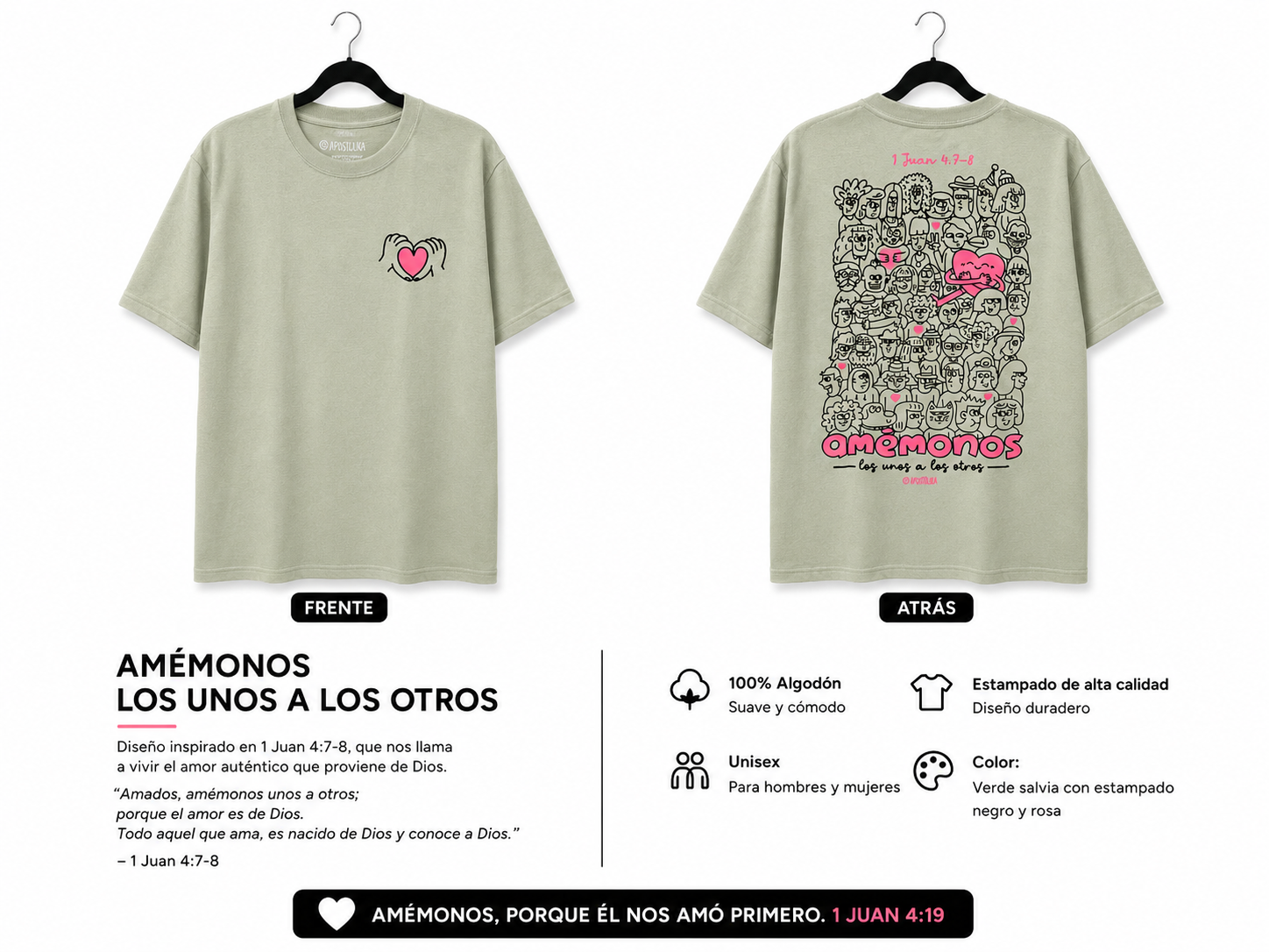 Playera Amemonos Unos A Otros