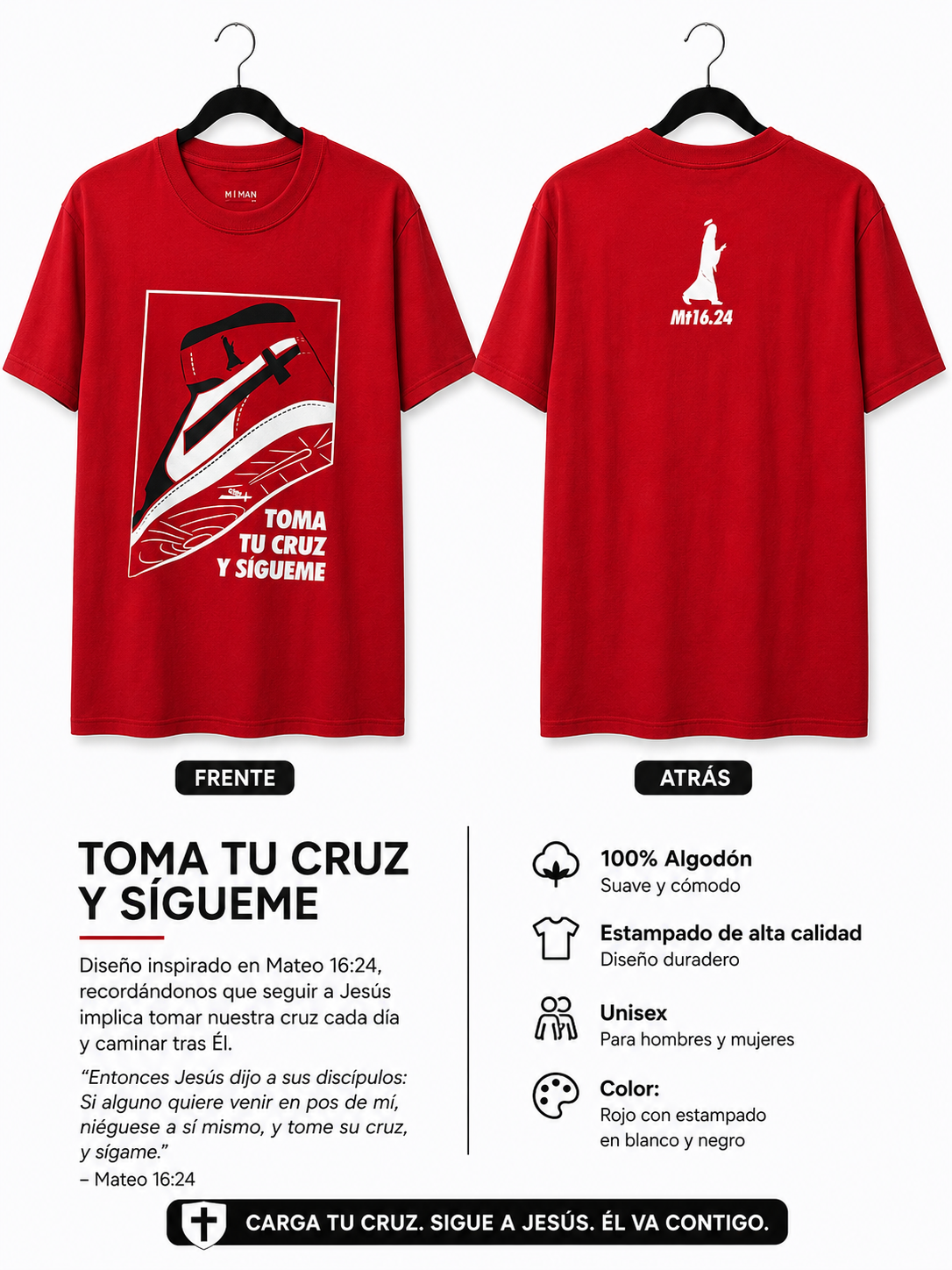 Playera Toma Tu Cruz