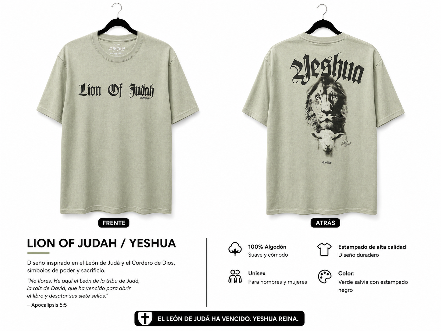 Playera Lion Of Judah